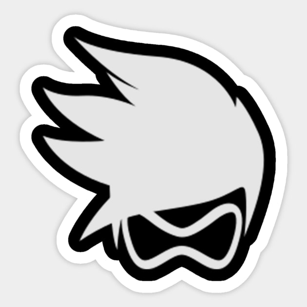 Overwatch - Tracer Design Sticker by supertwistedgaming